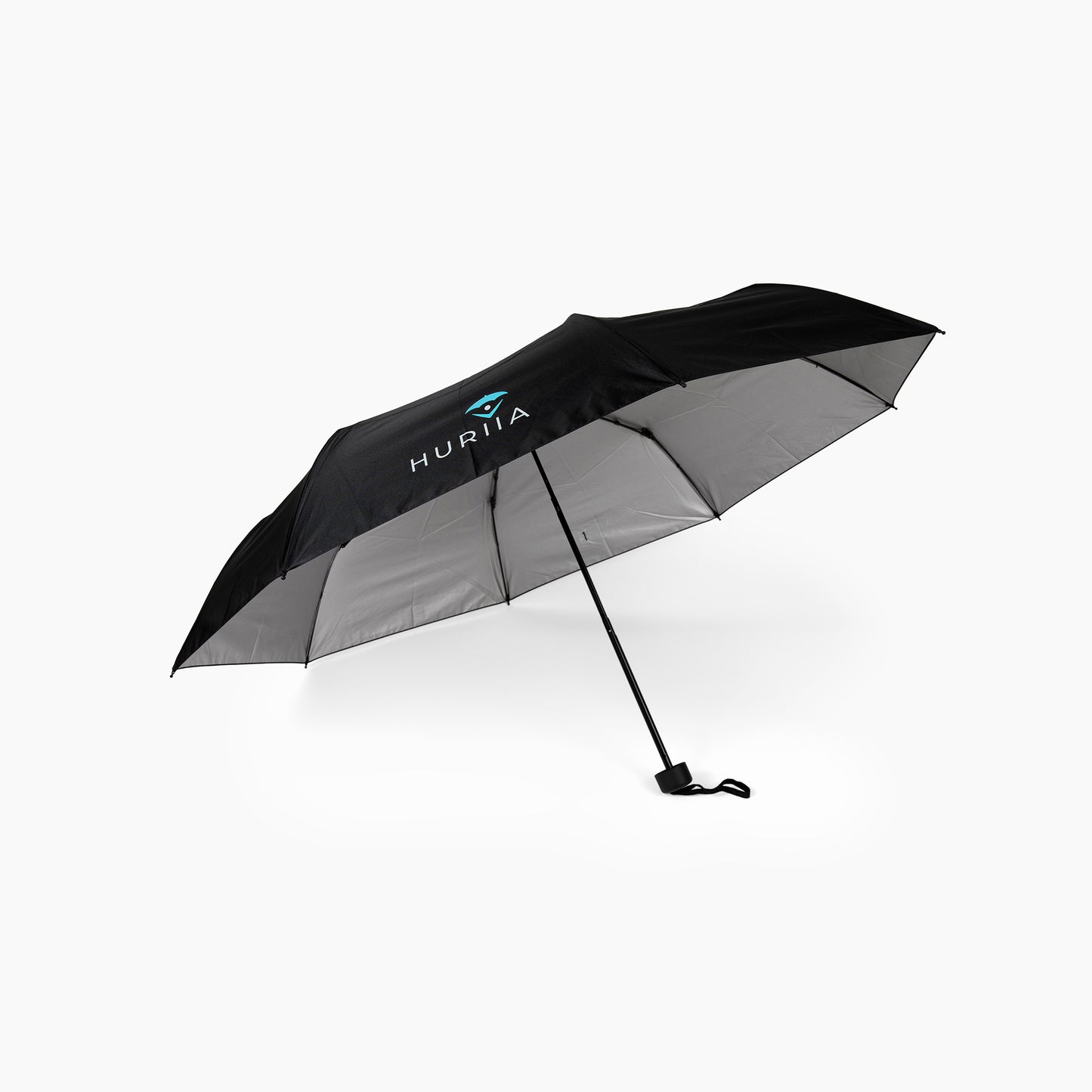 Silver Black UV Umbrella